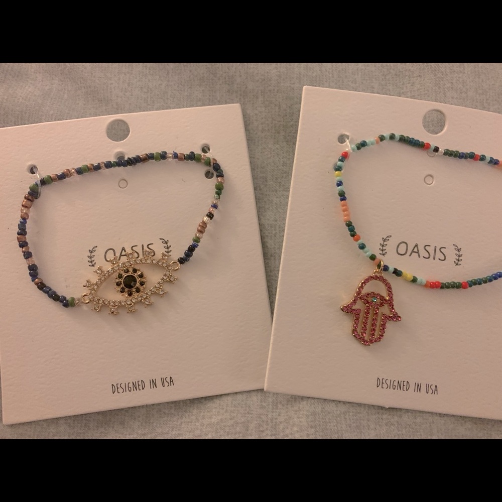 Evil eye and Hamsa bracelet